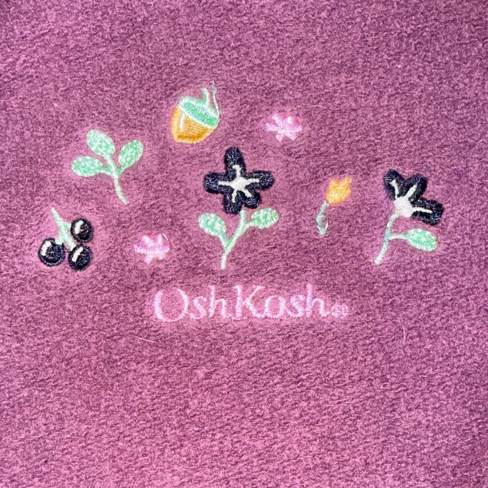 Vintage Girl’s OshKosh B'gosh Hoodie with Embroidery - Picture 4 of 5